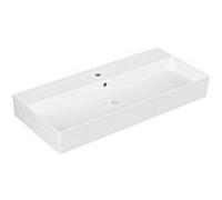 Villeroy & Boch Memento 2.0 vasque 4A22A501 100 x 47 cm, blanc alpin, avec trou pour robinetterie, avec trop-plein
