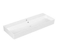 Villeroy & Boch Memento 2.0 vasque 4A22CLR1 120 x 47 cm, blanc alpine C-plus, avec trou pour robinetterie, avec trop-plein