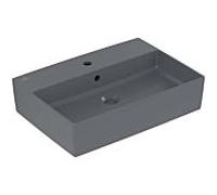 Villeroy & Boch Memento 2.0 vasque à poser 4A0760I4 60 x 42 cm, Graphite C-plus, avec trou pour robinetterie, avec trop-plein