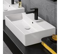 Villeroy & Boch Lavabo Memento 2.0 4A0760R1 60x42 cm avec trou robinetterie et trop-plein, blanc C +