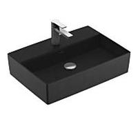 Villeroy & Boch Memento 2.0 vasque à poser 4A0761S5 60 x 42 cm, Ebony C-plus, avec trou pour robinetterie, sans trop-plein