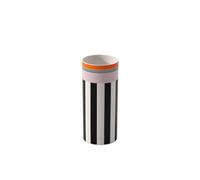 Villeroy & Boch - Memphis Home Vase Grand Multicolore, Vase à Fleurs décoratif Noir/Blanc avec Touches d’Orange et de Rose, décoration, Design Iconique, déco pour la Maison, Porcelaine Premium