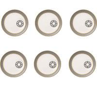 VILLEROY & BOCH Metro Chic 6 soucoupes expresso