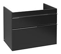 Villeroy & Boch Meuble sous-lavabo Venticello A92501PD, 753 x 590 x 502 mm, Black Matt Lacquer
