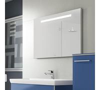 Villeroy und Boch Plus pour voir Miroir lumineux LED A430A200 130 x 60 x 3 cm, 12 W, pour commutation de pièce, IP44