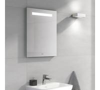 Villeroy und Boch Plus pour voir Miroir lumineux LED A430A700 50 x 60 x 3 cm, 6 W, pour commutation de pièce, IP44