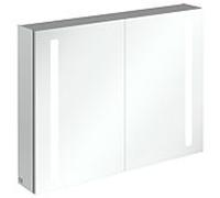 Villeroy & Boch My View 14+ armoire de toilette avec miroir A4338000 80 x 75 x 17,3 cm, éclairage LED, 2 portes