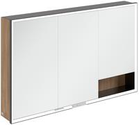 Villeroy & Boch My View+ armoire 120x16.8x75 cm avec miroir chêne B48112RH