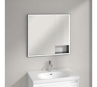 Villeroy & Boch My View+ Armoire de toilette, 2 portes, B48280VF,