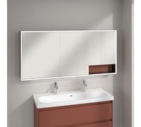 Villeroy & Boch My View+ Armoire de toilette, 3 portes, B48116AH,