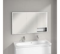 Villeroy & Boch My View+ armoire 130x16.8x75 cm avec miroir blanc B48213VE