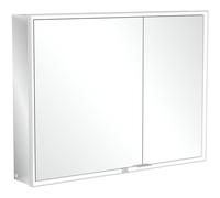Villeroy & Boch My view armoire de toilette miroir - 100x75cm - 2 portes 3 prise de courant LED a4551000