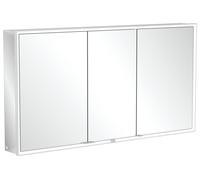 Villeroy & Boch My View Now armoire de toilette apparente, 3 portes, avec éclairage, avec variateur à détecteur, 1400x750x168mm, A4551400