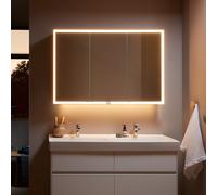 Villeroy & Boch My View Now Armoire de toilette, avec éclairage l: 120 H: 75 P: 16,8 cm, 3 portes, A4571200,