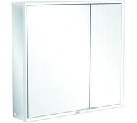 Villeroy & Boch My View Now, armoire de toilette en saillie avec éclairage, 800x750x168 mm, avec interrupteur marche/arrêt, compatible Smart Home, 2 portes, A45780, A4578000