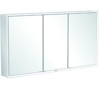 Villeroy & Boch My View Now armoire de toilette encastrée, 3 portes, avec éclairage, avec interrupteur marche/arrêt, compatible Smart Home, 1400x750x167,5mm, A4581400