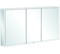 Villeroy & Boch My View Now, armoire de toilette pour montage en saillie avec éclairage, 1400x750x168 mm, avec interrupteur marche/arrêt, compatible Smart Home, 3 portes, A45714, A4571400