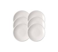 Villeroy & Boch New Moon Lot de 6 saladiers en porcelaine Blanc Ø 25 cm 950 ml
