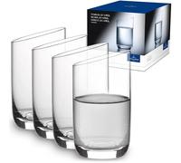 Villeroy & Boch – Set 4 gobelets NewMoon transparent, garanti lave-vaisselle, cristallin