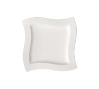 Villeroy & Boch NewWave Assiette, 27 cm, Porcelaine Premium, Blanc
