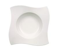 Villeroy & Boch NewWave Assiette à pâtes carrée 28x28cm blanc Porcelaine