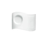 Villeroy & Boch NewWave Caffè Sous-tasse Party Plate, 20 x 14 cm, Porcelaine Premium, Blanc