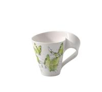 Villeroy & Boch NewWave Caffè Tasse à café Thècle de la ronce vert foncé, 300 ml, Hauteur: 11 cm, Porcelaine Premium, de sinople