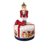 Villeroy & Boch Boîte à musique Nostalgic Melody casse-noisette Blanc-rouge