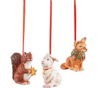 Villeroy & Boch Nostalgic Ornaments Ornament Waldtiere Anhänger 6 cm Set 3 pcs.