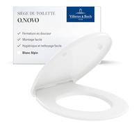 Villeroy und Boch O.novo wall WC siège 8M43S101 blanc , avec ouverture rapide / fermeture amortie, charnières en acier inoxydable