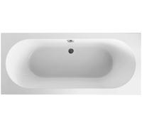 Villeroy und Boch O.novo baignoire rectangulaire UBA180CAS2V-01 180x80cm, blanc , drain au milieu