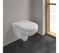 Villeroy & Boch O.Novo Combi Pack 5660HR01 WC avec abattant, sans bride, DirectFlush, Blanc Alpin