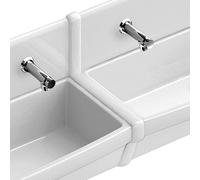Villeroy & Boch O.novo Couvre-joint à monter avec dosseret, 68210001,
