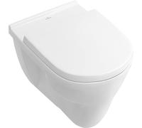 Villeroy & Boch O.Novo mur rondelle plate WC 56621001 36x56 cm, blanc, sortie horizontale