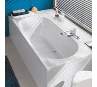 Villeroy und Boch O.novo baignoire rectangulaire UBA180CAS2V-01 180x80cm, blanc , drain au milieu
