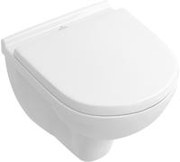 Villeroy & Boch WC suspendu O.Novo 5688HRR1 Compact, pack avec abattant softclose blanc C-Plus