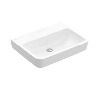 Villeroy und Boch Vasque à encastrer / à poser O.novo 4A416FR1 60x46cm, carrée, sans trou pour robinetterie, sans trop-plein, blanc C-plus