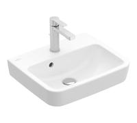 Villeroy & Boch O.novo Lave-main WC 45x16x13.5cm avec trop-plein 1 trou de robinet Ceramic+ Blanc Alpin 434445r1