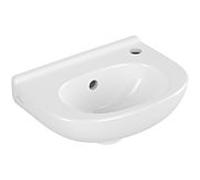 Villeroy & Boch O.Novo lave-mains 53603801 Compact, avec débordement, trou à droite , blanc
