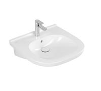 Villeroy & Boch O.novo Vita lavabo - Vita avec 1 trou de robinet avec trop-plein 55x55cm - CeramicPlus blanc 411955R1