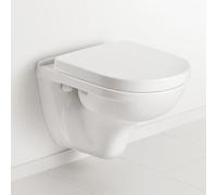 Villeroy & Boch O.Novo lavage mural WC 5688H1R1 compact, blanc c-plus, avec siège