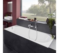 Villeroy & Boch Oberon 2.0 Solo baignoire rectangulaire, encastrÃ©e, QuarylÃÂ®, 1800 x 800 mm, UBQ181OBR2DV, Coloris: Blanc de pierre - UBQ181OBR2DV-RW