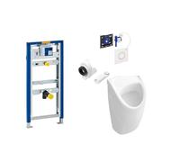Villeroy & Boch Omnia ensemble urinoir compact avec réservoir Geberit duofix et commande Sigma 01 blanc SW1237066/0101083/0770275/0700530/0703967/0700009