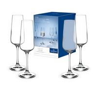 Villeroy & Boch - Ovid Flûtes À Champagne 4 Pièces 250 Ml, Garanti Lave-Vaisselle, Verres À Champagne Cristal, Verres De Champagne, Cristallin, Transparent
