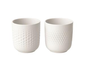 Villeroy & Boch Pack de 2 tasses Manufacture Collier Blanc