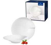 Villeroy & Boch Pasta Passion Assiettes à pâtes L, Lot de 2, Diamètre : 30,5 cm, Porcelaine Premium, Blanc