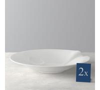 Villeroy & Boch Pâtes Passion Plat pour Spaghetti Set 2 Pièces 31cm Porcelaine