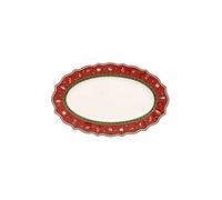 Villeroy & Boch Toy's Delight Plat de service moyen, Porcelaine Premium, Rouge