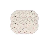 Villeroy & Boch Petite Fleur Assiette, Porcelaine, Blanc, 29,2 x 29,2 x 8,5 cm, 6 unités de