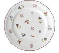 Villeroy & Boch Petite Fleur Assiette petit-déjeuner, 21 cm, Porcelaine Premium, Blanc/Multicolore
